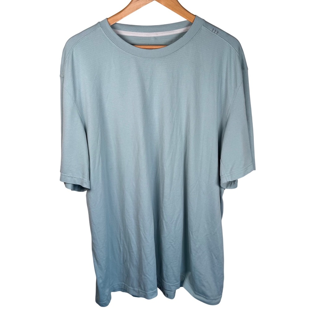 Lululemon‎ Metal Vent Tech Shirt Mens XXL Light Green Athletic Tee Activewear